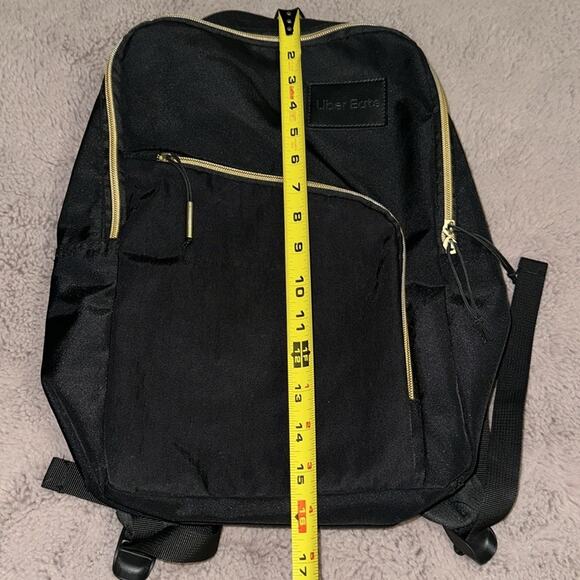 Beautiful Black BeeMini Backpack with Uber Eats Patch - Picture 7 of 8